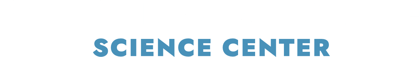 Aquarium & Marine Science Center white & light blue text only logo proposed educational facility in Bay County Florida